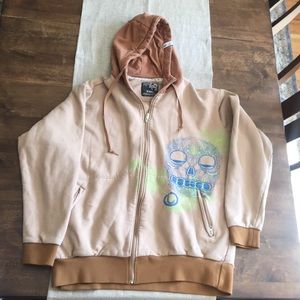 Jiberish 2XL Tall Tan Hoodie
